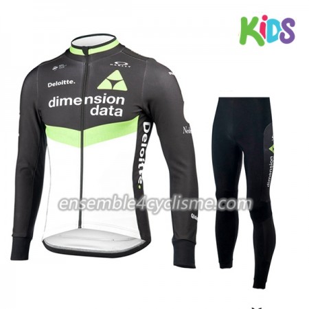 Tenue Maillot M/L + Collant Long 2017 Dimension Data Enfant N001